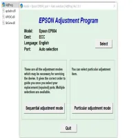 Epson EP-804A Adjustment Program