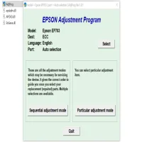 Epson EP703A Adjustment Program
