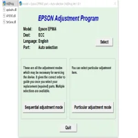Epson EP-904A Adjustment Program