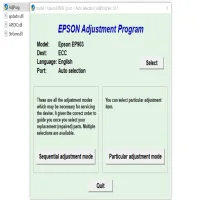 Epson EP-903F Adjustment Program
