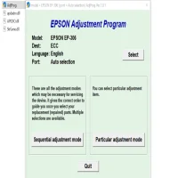 Epson EP-306 Resetter