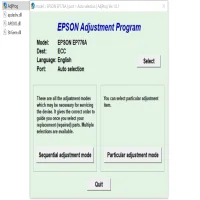 Epson EP-776A Resetter