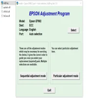 Epson EP-802A Resetter