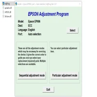Epson EP-906A Adjustment program