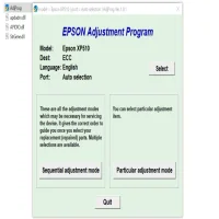 Epson XP-510 Adjustment Program Resetter tool