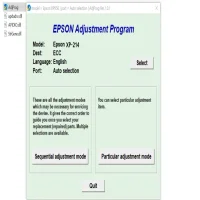 Epson Expression XP-214 Resetter