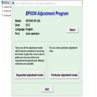 Epson Expression Home XP-325 Resetter