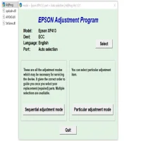 Epson Expression Home XP-413 Resetter