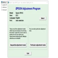 Epson Expression Home XP-412 Resetter