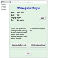 Epson Expression Home XP-312 Resetter