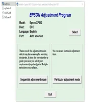 Epson Expression Home XP-310 Resetter