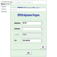 Epson Expression Premium XP-700 Resetter