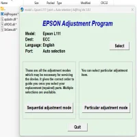 Epson-L111 Maintenance Reset Utility Adjustment Program