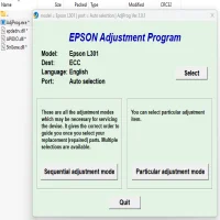 Epson L301 Adjustment Program ( Resetter )
