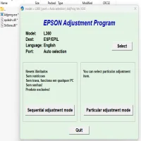 Epson L360 Adjustment Program ( Resetter )