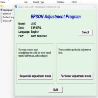 Epson L520 Adjustment Program ( Resetter )