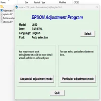 Epson L550 Adjustment Program ( Resetter )