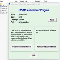 Epson L551 Adjustment Program ( Resetter )