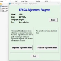 Epson L555 Adjustment Program ( Resetter )
