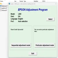Epson L850 Adjustment Program ( Resetter )