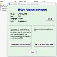 Epson L1300 Adjustment Program ( Resetter )