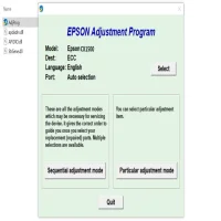 Epson Stylus CX1500 Adjustment Program