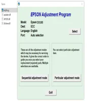 Epson Stylus CX3100 Adjustment Program