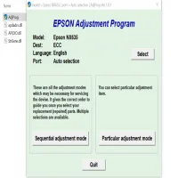 Epson Stylus NX635 Adjustment Program