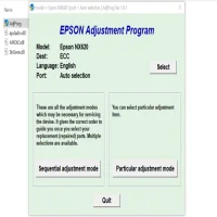 Epson Stylus NX620 Adjustment Program