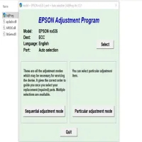 Epson Stylus NX535 Adjustment Program
