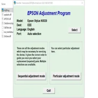 Epson Stylus NX530 Adjustment Program