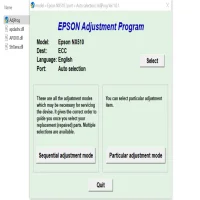 Epson Stylus NX510 Adjustment Program