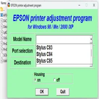 Epson Stylus C83 Adjustment Program