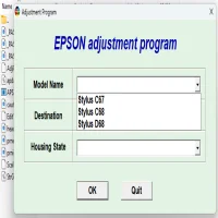 Epson Stylus C68 Adjustment Program