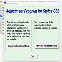 Epson Stylus C82 Adjustment Program