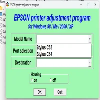Epson Stylus C64 Adjustment Program